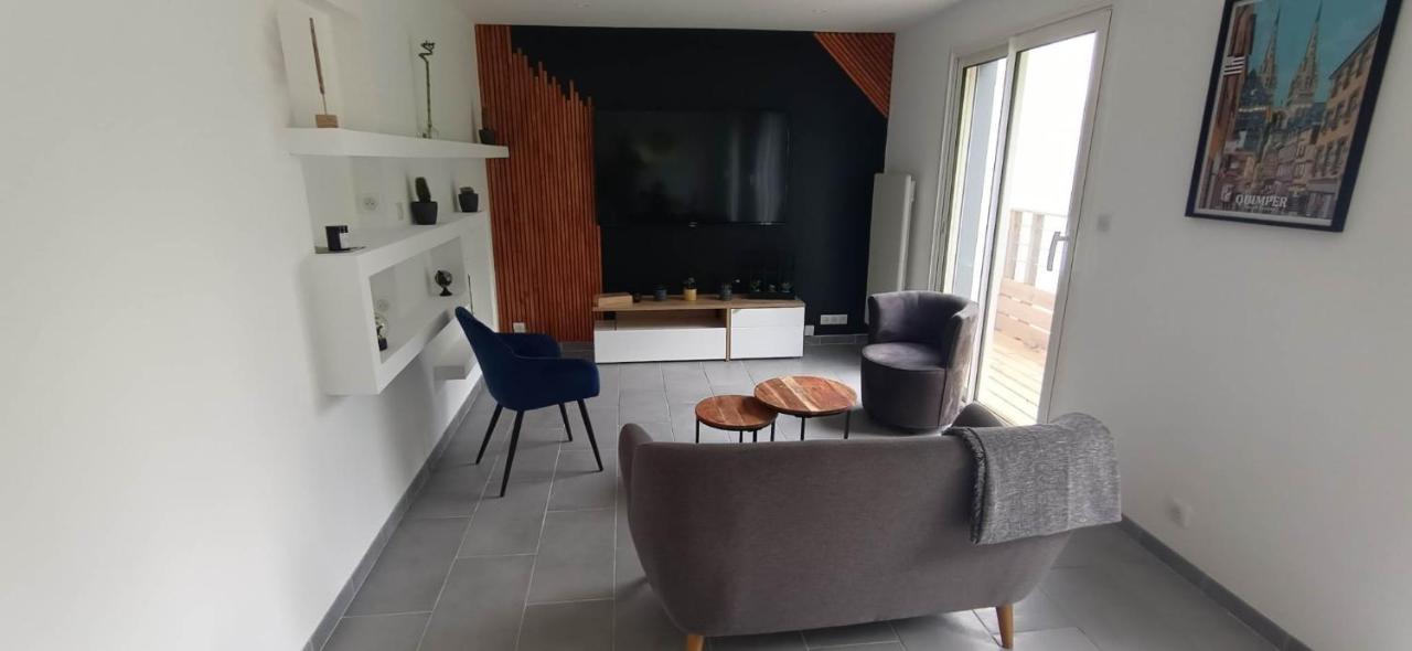 Ty Breizh Jet Villa Ergue-Gaberic ภายนอก รูปภาพ